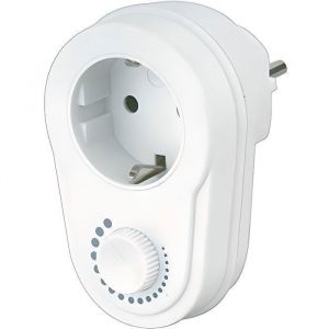 Prise avec variateur de lumière - 11.554 - Blanc - Intérieur - Electrique