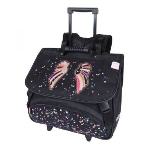 Cartable à roulettes KARL MARC JOHN Magic Wings 41cm 2 compartiments