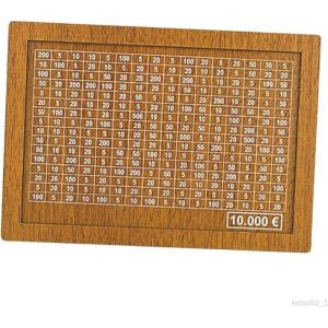 Tirelire en bois tirelire compteur tirelire tirelire boîtes pour enfant 10000 euros