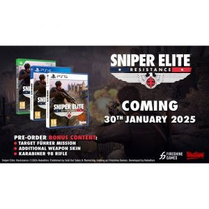 Jeu PS5 - REBELLION - Sniper Elite : Resistance - Edition Standard - Co-op - Tir FPS