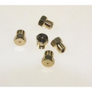 JEU INJECTEURS GAZ BUTANE POUR CUISINIERE GERMANIA 4906166 - D85C25XD MG102RD5X4BF7 GERMANIA 09 - BVMPi&egrave;ces