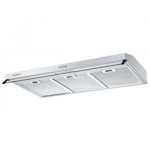 ROSIERES Hotte visière Casquette aspirante inox largeur 90cm débit dair 348m3/h
