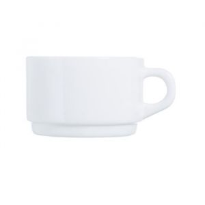 Tasse blanche 28 cl - Empilable - Luminarc Blanc