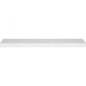 WOLTU &Eacute;tag&egrave;re murale cube en bois MDF &Eacute;tag&egrave;re pour livres-CD-DVD&Eacute;tag&egrave;re &agrave; fixation invisible120x22.9x3.8cmBlanc