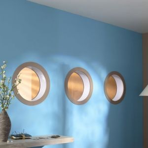 Hublot de cloison MDF Ø40cm pour portes intérieures