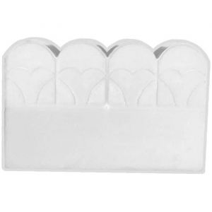 Bordure de jardin en plastique moule bricolage Parterre moule b&eacute;ton Brique Bordures Bloc Mold D&eacute;coration pour la pelouse cour[295]