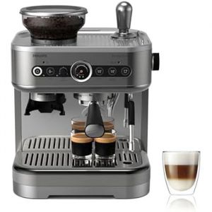 Machine &agrave; Espresso Semi Automatique - PHILIPS - Barista Brew - 15 bar - 250 g - Noir
