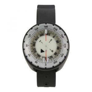 CP-991 Boussole de Plong&eacute;e Sous-Marine Lumineuse &Eacute;tanche &Eacute;quilibr&eacute;e Montre Magn&eacute;tique Forte 50M(Gris )-CHD