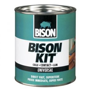 Colle Contact - BISON - Kit Boîte 750ml - Adhésif Liquide Universel - Super Résistant