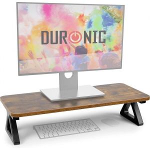 Duronic DM06-1 AA Support pour Moniteur en MDF 62 x 30 cm | Réhausseur d'écran d'Ordinateur Portable LCD LED TV | Permet de rehausse