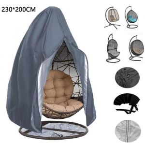Couverture de Chaise SuspendueHousse de Fauteuil Suspendu Jardin Rotin Osier résistant à leau et à la poussière - 230