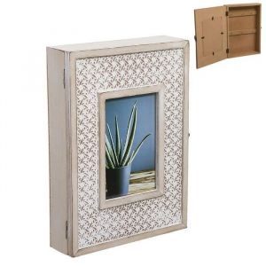 ARMOIRE A CLE - BOITE A CLE mural bois marron 28 cm Couleur: Marron 291429CLM