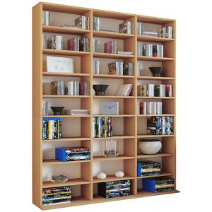 VCM Bibliothèque Megosa Maxi Hêtre réf 912422