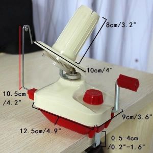 Bobinoir Laine Tricot Machine Tricoter Main Pelote Fil 26x18cm Yarn Winder - LRNDQFEM-A1687