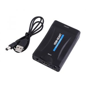 Tbest Convertisseur Vidéo Péritel vers HDMI 1080P MHL HDMI vers SCART Video Audio Converter Scaler Prise en charge NTSC et PAL