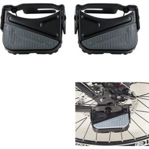 Pédale arrière de vélo - Pédale pliable - Repose-pieds - VTT - Accessoires vélo - Pédale - Repose-pieds universel - QIEDOVIEY