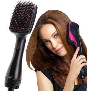 Brosse Soufflante &agrave; Cheveux Lissage Brosse &agrave; Air Chaud Voyage S&egrave;che-cheveux Peigne