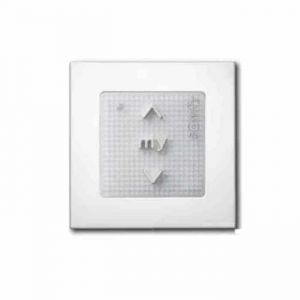 Commande murale radio - SOMFY - Smoove - Design moderne - 80x80 mm - Fonction My position favorite