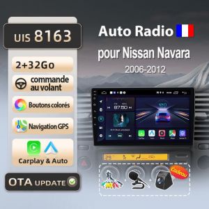 litillbuly autoradio 2Go 32Go WIFI pour NISSAN NAVARA 2006-2012 accessoire autoradio android voiture carplay GPS