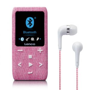 Lenco Xemio-861PK - Lecteur MP3/MP4 avec Bluetooth&reg; et carte micro SD de 8&nbsp;Go - Rose