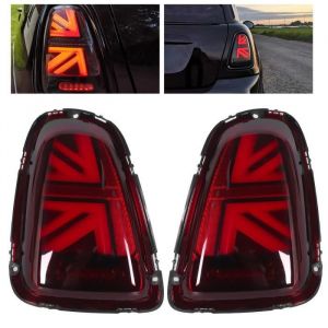 Ensemble feu arrière VLAND pour JCW Union Jack Feux arrière Lentille rouge Convient pour R56 R57 R58 R59 LCI moto feu Shipenophy