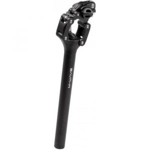 Tige de selle Fourspring Vario parallélogramme 350 mm - M-WAVE - Noir - Aluminium