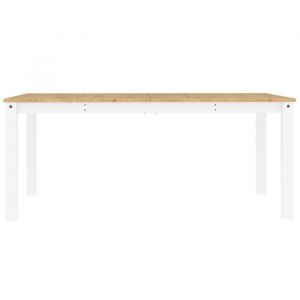 Table à manger - CUQUE - Panama - Bois massif de pin - 180x90x75 cm - Finition cire de miel