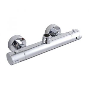 Mitigeur mécanique rond sortie haute Douche thermostatique à encastrer（supérieur）-Mitigeur en laiton