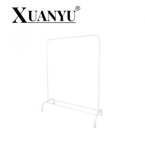 Portant &agrave; v&ecirc;tements en m&eacute;tal XUANYU - Robuste - avec support pour chaussures et cintres - Blanc