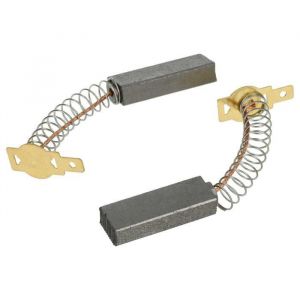 vhbw 2x Balai en charbon charbon moteur charbon abrasif 63mm x 11mm x 32mm pour aspirateur machine à couper etc.