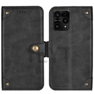 TienJueShi Noir Magnétique Premium Portefeuille Cuir Housse Flip Coque Case Pour Logicom Lunar 6 inch Étui Couverture Cover