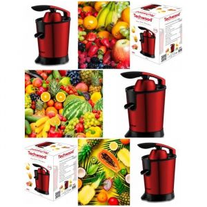 Presse-agrumes &eacute;lectrique ROUGE Bras articul&eacute; Design puissance 160W en acier inoxydable ROUGE