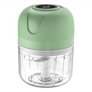 Ustensile de préparationHachoir à ail électrique sans fil pour bébéMini mixeur pour alimentspuissantpour Ga- Black[F6426]