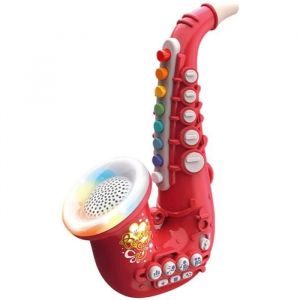 SURENHAP Jouets de saxophone pour enfants Jouets Saxophone pour enfants Instrument de musique jouet éducatif jeux jouet Rouge