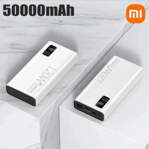 50000mAh haute capacit&eacute; 120W batterie externe charge Super rapide Powerbank chargeur de batterie Portable pour iPhone Samsung [A1]