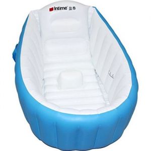 Baignoire Gonflable - ROCK - Pour Enfant et B&eacute;b&eacute; - Bleu - Gonflable - Baignoire pour b&eacute;b&eacute;