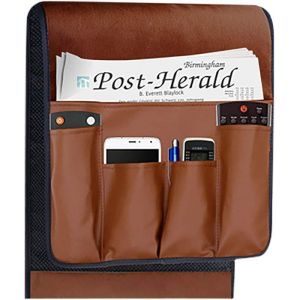 Organisateur daccoudoir de canapé antidérapant avec plateau porte-gobelet support de télécommande pour fauteuil inclinable poche