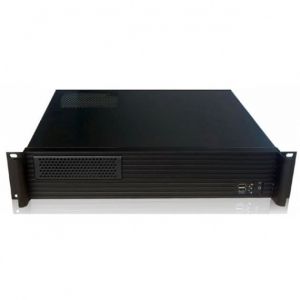 Boîtier serveur Techly I-CASE IPC-240L - Support - Aluminium Acier - Micro-ATX Mini-ITX - Noir