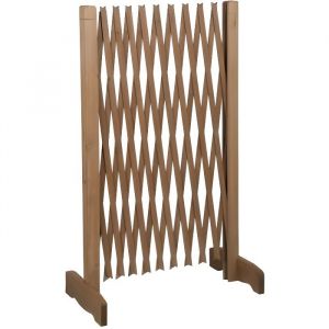 Barrière de sécurité en bois - Extensible 30 à 90 cm - Hauteur 90 cm - Pour chien