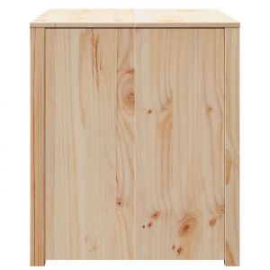Moderne Placard/Armoire de cuisine SWEETY Meuble bas de rangement Marron 106x55x64 cm Bois de pin massif BB2368