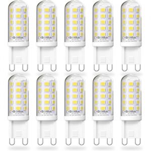 Ampoule LED G9 blanc froid-KAL-Ampoule G9 Led 4WBlanc Froid 6000K&Eacute;quivalent 40W Halog&egrave;neLot De 10