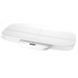 Alecto BC70 - P&egrave;se-b&eacute;b&eacute; num&eacute;rique p&egrave;se-personne et p&egrave;se-animaux en un seul appareil - Jusqu&rsquo;&agrave; 150 kg avec plateau amovible - Blanc