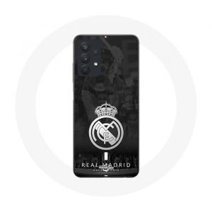 Coque - Real Madrid - Samsung Galaxy A32 5G - Souple - Gris - Logo