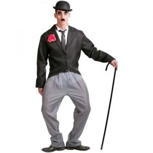 D&eacute;guisement Charlie Chaplin - Polyester - Taille Unique - Homme - Noir