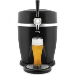 Tireuse &agrave; b&egrave;re WEASY - PINT568 - Capacit&eacute; 5L - Temp&eacute;rature r&eacute;glables 3&deg; &agrave; 6&deg;C - Compatible tous f&ucirc;ts - Noir