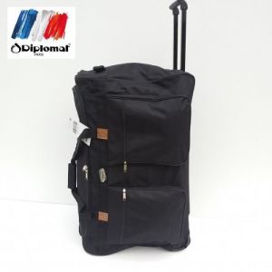Sac de voyage à roulettes - DIPLOMAT - Noir - 75cm - 100 litres - Déperlant