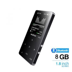 MP4 HiFi Bluetooth MP3 Lecteur de Musique 8Go écran Tactile HD Video Player Portable avec Haut-Parleur intégré Radio FM Sport