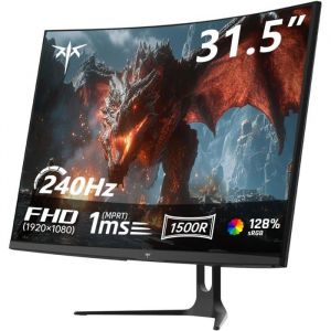 &Eacute;cran PC gamer 32 pouces incurv&eacute; KTC H32C5 240Hz FHD 1ms VA HDR10