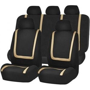 COUVRE SIEGE5 seats-gold--Housses de Protection de siège de voiture en tissu pour citroën C2 C3 C4 Cactus C5 C4 Picasso C6 DS3 DS4