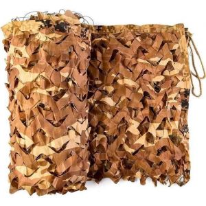 Filet de Camouflage - JORMFTTE - Rectangulaire - 4x5m - Imperm&eacute;able - R&eacute;sistant aux UV